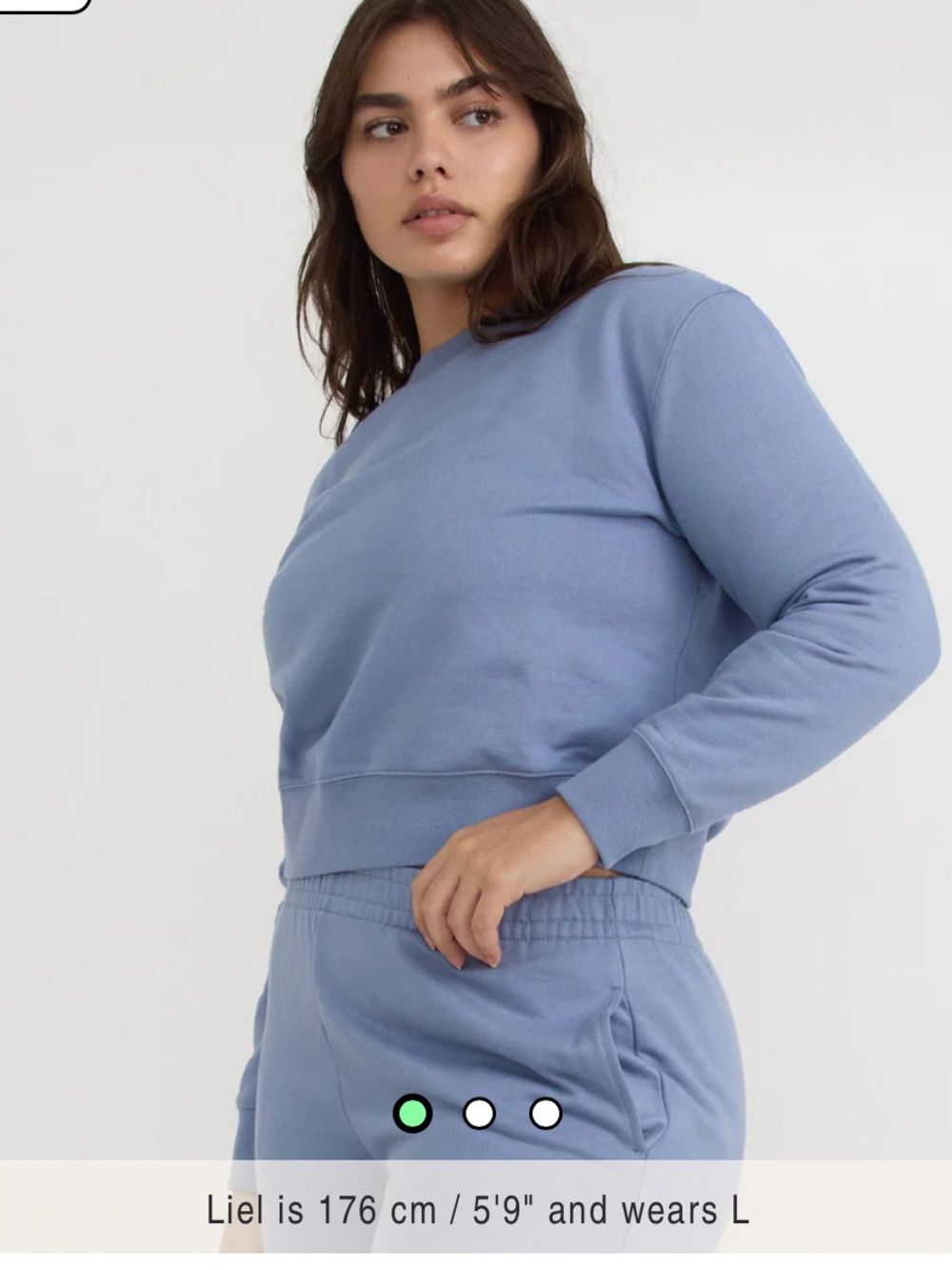 Organic Cotton Weekend Crop Crewneck